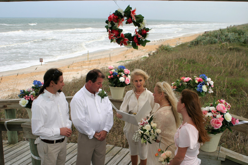Flagler-Beach-Wedding-on-Dune-Walkover-scaled