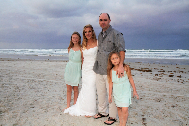 Beach wedding, Daytona Beach, FL